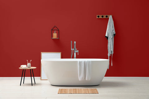 Peintures Rouges Salles de bain