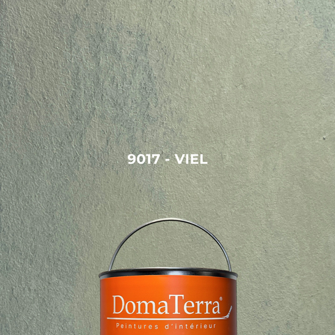 Peinture effet acier DomaTerra 9017 Viel pour décoration murale intérieure